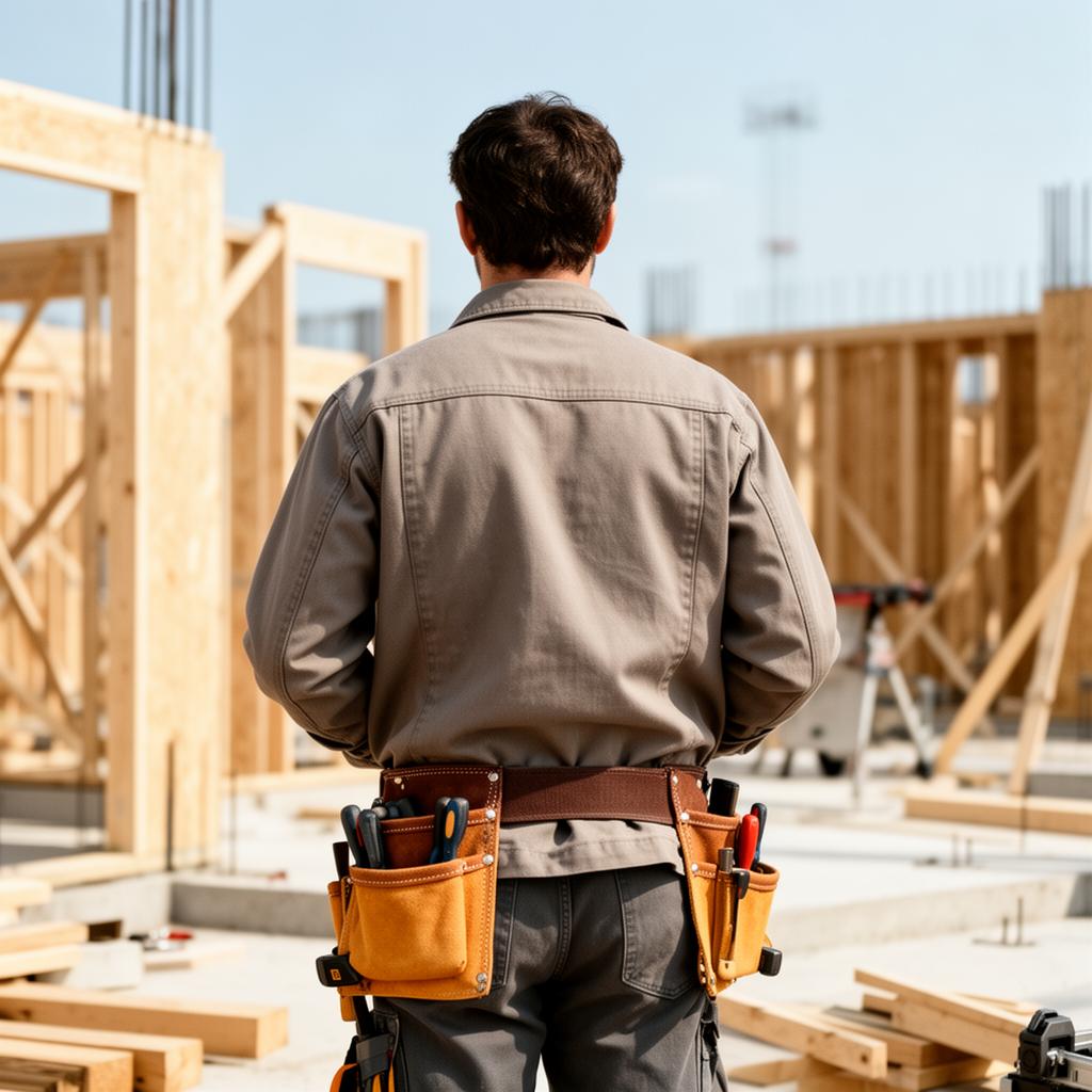 Service business owner on site reviewing enquiries — Aztec Growth