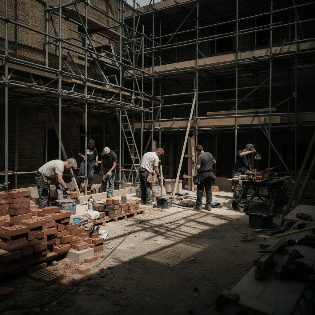 Tradesperson at work — Aztec Growth digital marketing for tradespeople UK
